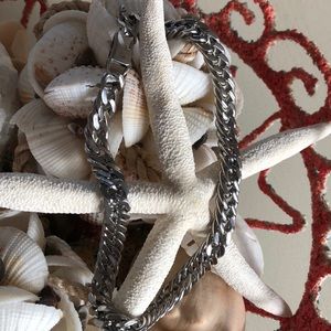 16” stainless steel necklace 10mm